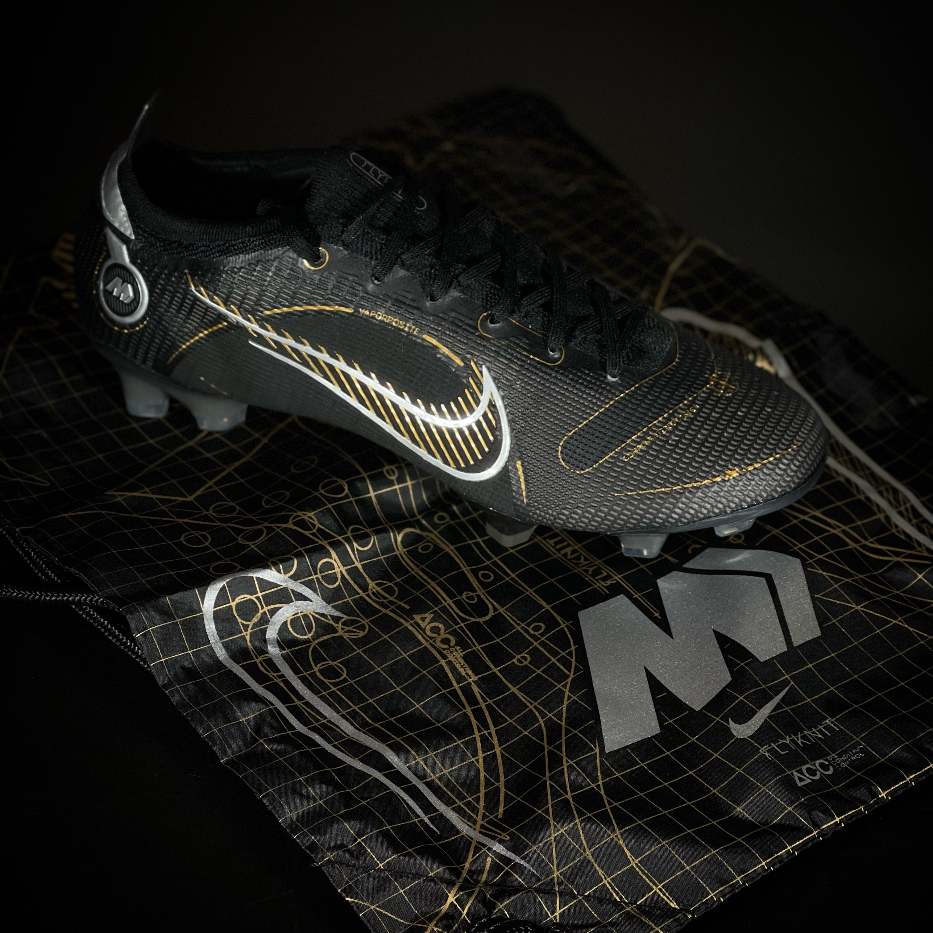 Nike Mercurial Vapor 14 Elite FG Black Gold